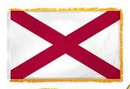Alabama 3'x5' Embroidered Polyester Flag with Gold Fringe