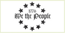 1776 We The People Stars Bumper Sticker