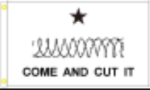 Come And Cut It 3'X5' Flag ROUGH TEX® 100D Barb Wire Border War Texas USA