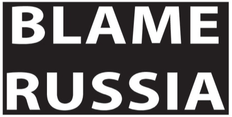 Blame Russia Bumper Stickers Made in USA