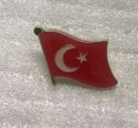 Turkey Wavy Turkish Flag Lapel Pin