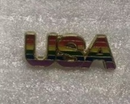 USA Letters Rainbow Lapel Pride Pin
