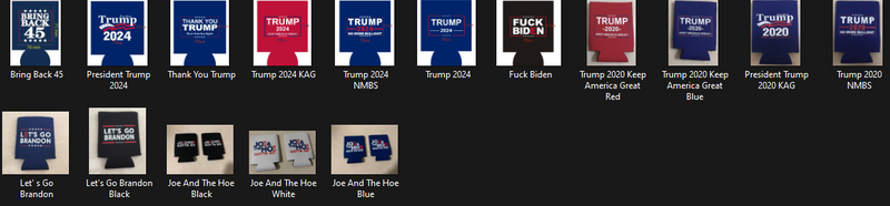 Assorted Trump Can Holder Drink Koozies