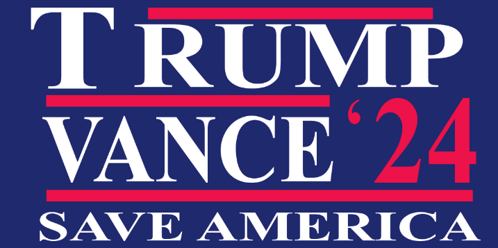 Trump Vance '24 Save America Bumper Stickers Made in USA