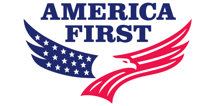 America First USA Eagle Bumper Stickers Made in USA SHIPS AFTER 8/17/2024