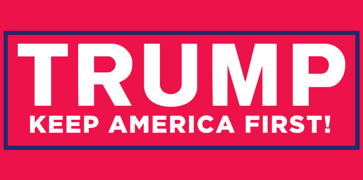 Trump Keep America First Red Bumper Stickers Made in USA SHIPS AFTER 8/17/2024