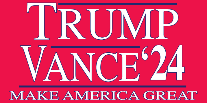 Trump Vance '24 Make America Great Again Bumper Stickers Made in USA