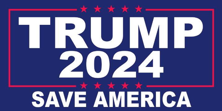 Trump 2024 Save America Bumper Stickers Made in USA SHIPS AFTER 8/17/2024