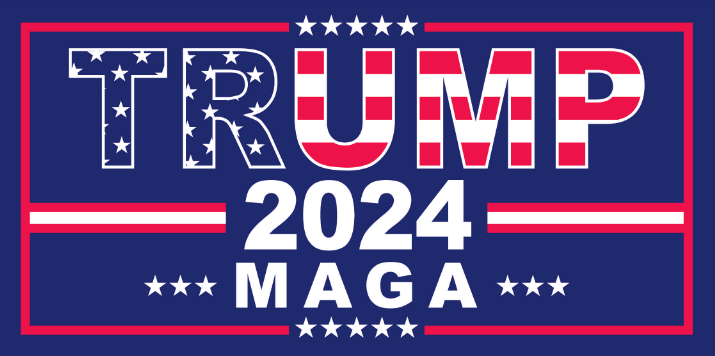 Trump 2024 MAGA Bumper Stickers Made in USA SHIPS AFTER 8/17/2024