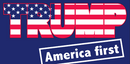 Trump America First Bumper Stickers Made in USA SHIPS AFTER 8/17/2024