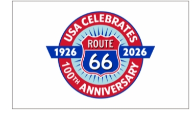 USA Celebrates Route 66 1926 2026 3'X5' Single Sided Flag ROUGH TEX® 100D