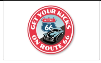 Get Your Kicks On Route 66 3'X5' Flag ROUGH TEX® 100D