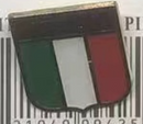 Italian Badge Lapel Pin Italy Brotherhood Shield