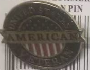 United States American Veteran Lapel Pin