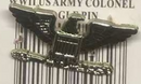 WWII Army Officer Colonel Badge Eagle Lapel Pin