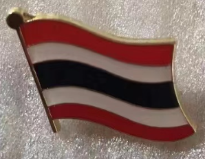 Thailand Wavy Lapel Pin