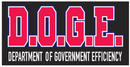 DOGE Department Of Government Efficiency Bumper Stickers Made in USA