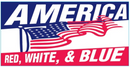 American Flag Red White & Blue Bumper Stickers Made in USA