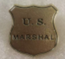 US Marshal Gold Badge Lapel Pin