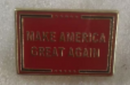 Make America Great Again Red Lapel Pin
