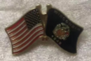 USA & Wisconsin Friendship Lapel Pin