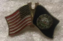 USA & New Hampshire Friendship Lapel Pin