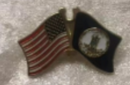USA & Virginia Friendship Lapel Pin