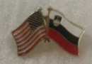 USA & Slovenia Friendship Lapel Pin