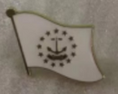 Rhode Island State Wavy Lapel Pin