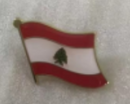 Lebanon Wavy Lapel Pin