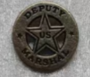 US Deputy Marshal Round Lapel Pin