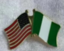 USA & Nigeria Friendship Lapel Pin