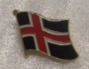 Iceland Wavy Lapel Pin