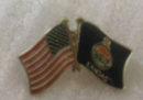 USA & Kansas Friendship Lapel Pin