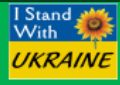 I Stand With Ukraine Sunflower 4'x6' Flag Rough Tex® 100D