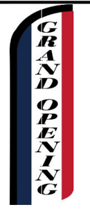 Grand Opening 11.5'x2.5' Half Sleeve Swooper Flag Rough Tex® Knit Feather