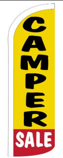 Camper Sale 11.5'x2.5' Half Sleeve Swooper Flag Rough Tex® Knit Feather