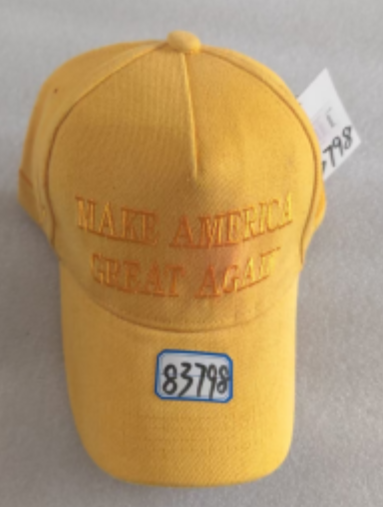 Make America Great Again Gold Embroidered Cap