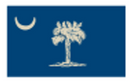 South Carolina Original Blue 3'X5' Flag ROUGH TEX® 68D