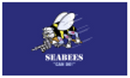 US Sea Bees Blue 3'X5' Flag ROUGH TEX® 68D