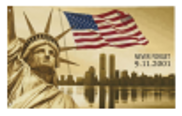 9.11. Memorial Empire State 3'X5' Flag ROUGH TEX® 68D American State of Liberty 911 Never Forget Vintage Flags