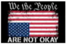 We The People Are Not Ok 3'x5' Flag ROUGH TEX® 68D