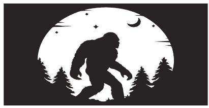 Big Foot Sasquatch Bumper Stickers Made in USA