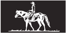 Cow Girl Bumper Stickers Made in USA