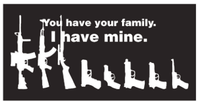 You Have Your Family I Have Mine Bumper Stickers Made in USA 100% American Ships October 1 2025