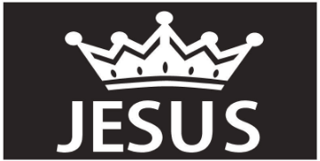 Jesus Crown Bumper Stickers Made in USA 100% American Ships October 1 2025