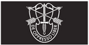 De Oppresso Liber USSF Black Bumper Stickers Made in USA