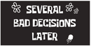 Several Bad Decisions Later Bumper Stickers Made in USA