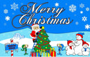 Merry Christmas North Pole 3'X5' Flag Rough Tex® 68D Nylon