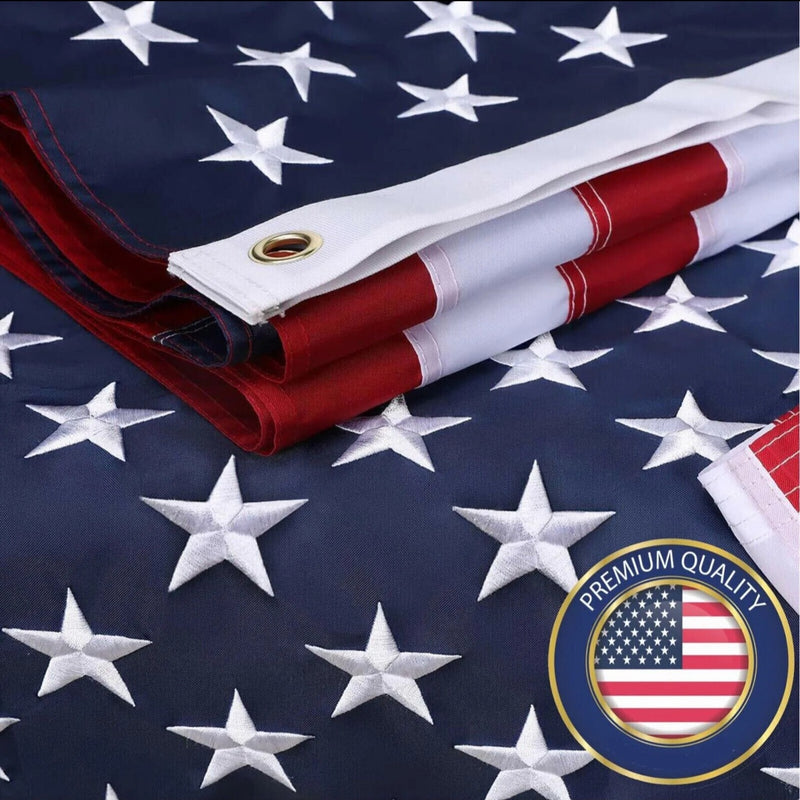 USA Wholesale American Flags Nylon Embroidered